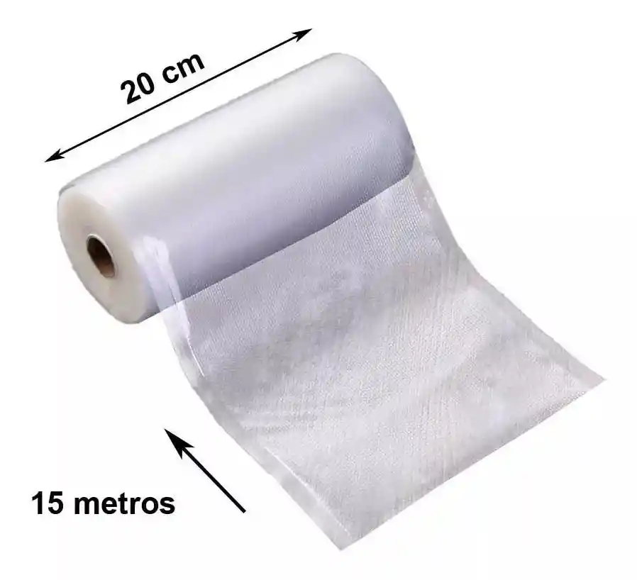 Rollo De Empaque Al Vacío De 20 Cm De Ancho X 15 Metros