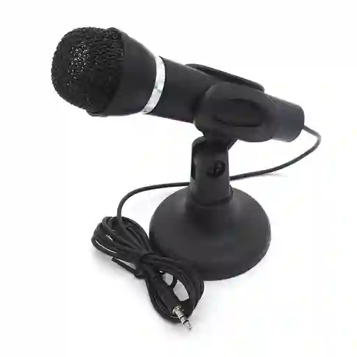 Microfono Con Base De Mesa Plug 3.5mm