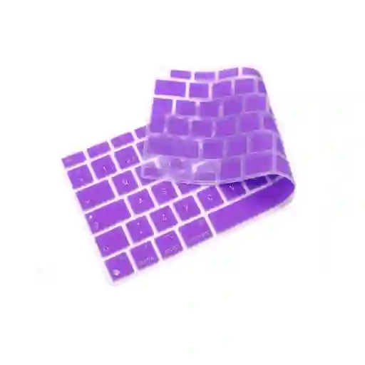 Protector De Teclado Para Macbook Air 13 A2681, A3113 (chip M2 Y M3) Y Macbook Pro 14 A2442, A2779, A2918, A2992 (chip M1, M2 Y M3) - Morado