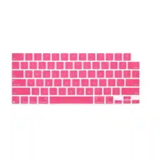 Protector De Teclado Para Macbook Air 13 A2681, A3113 (chip M2 Y M3) Y Macbook Pro 14 A2442, A2779, A2918, A2992 (chip M1, M2 Y M3) - Rosado