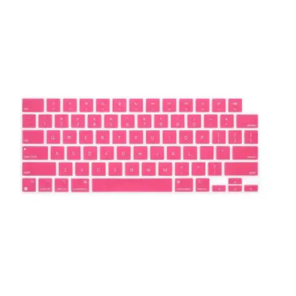 Protector De Teclado Para Macbook Air 13 A2681, A3113 (chip M2 Y M3) Y Macbook Pro 14 A2442, A2779, A2918, A2992 (chip M1, M2 Y M3) - Rosado