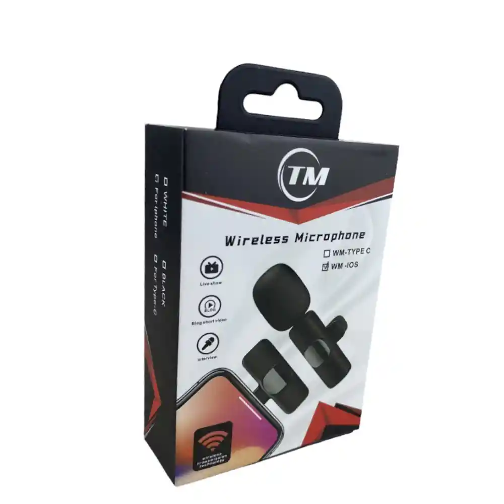 Micrófono Recargable Solapa Inalámbrico Celular Iphone