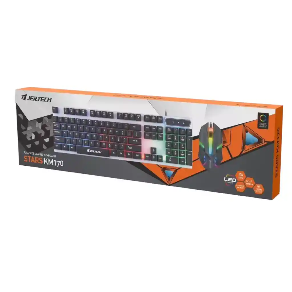 Combo Kit Teclado Mouse Cable Usb (km170) Jertech