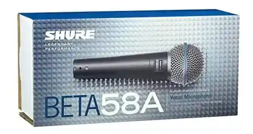 Micrófono Vocal Cardioide Shure Sm58-lc O Beta58a