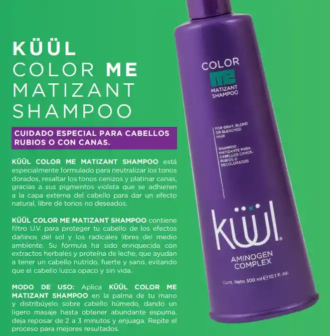 Kuul Color Me Shampoo Matizante 300 Ml