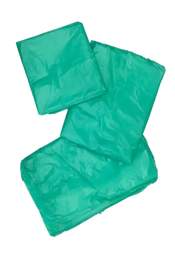 Bolsa Papelera 18x22 X 100 Unds Verde