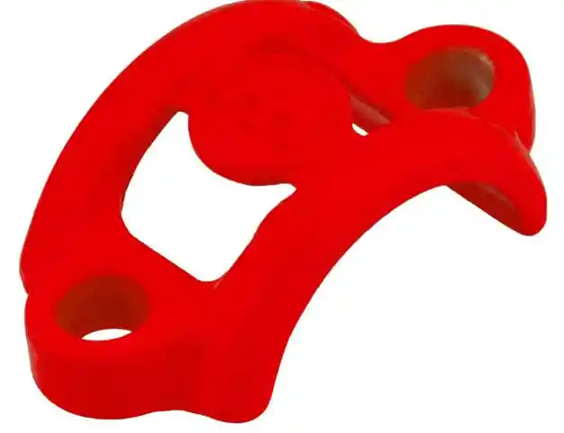 Abrazadera De Aluminio Rojo