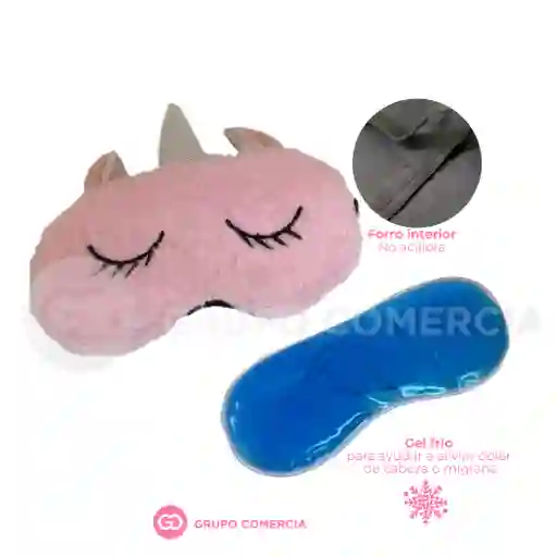 Antifaz Para Dormir Con Gel Descansar Mejor Peluche