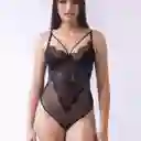Talla L Body De Encaje Aurora Negro