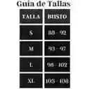 Talla L Body Gina Negro De Encaje