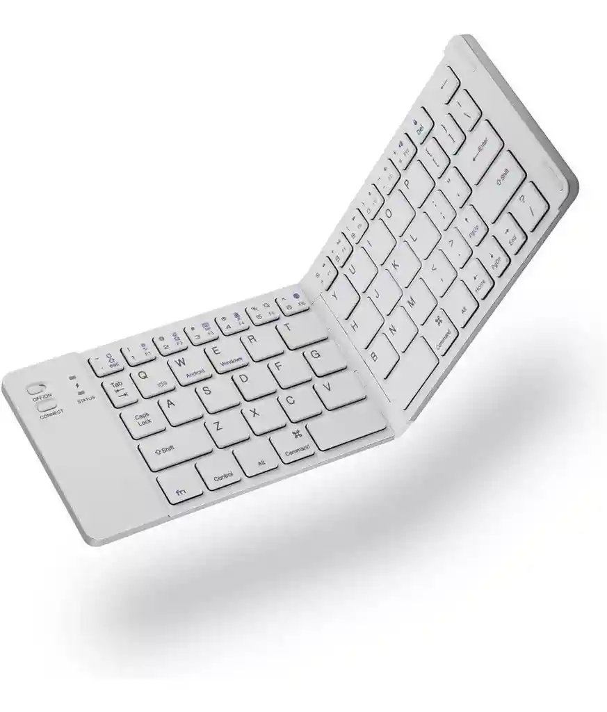 Mini Teclado Inalambrico Plegable Portatil, Bluetooth