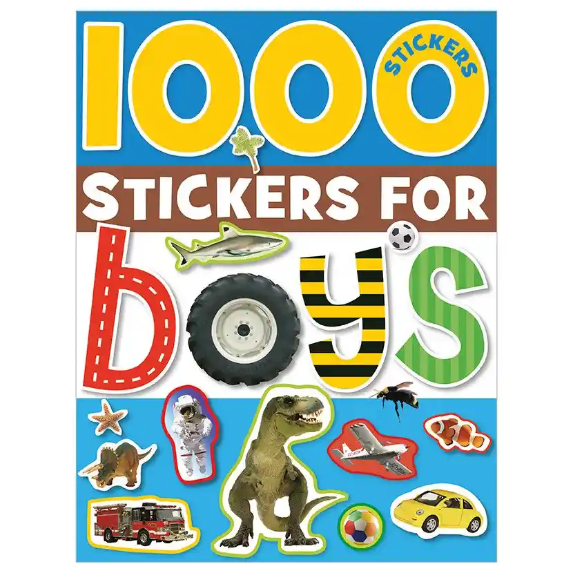 Libro De Actividades 1000 Stickers Para Niños