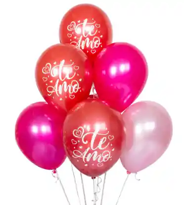 Bombas Globos Biodegradables Bouquet Amor R12