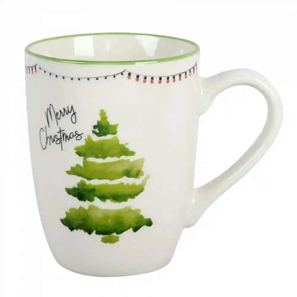 Mug Taza Nav Expressions Christmas 340ml Blanco Arbol De Navidad