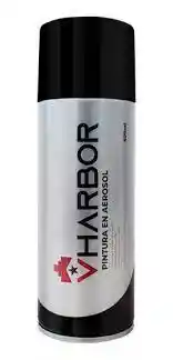 Pintura Aerosol Negro Mate Vharbor X 400 Ml