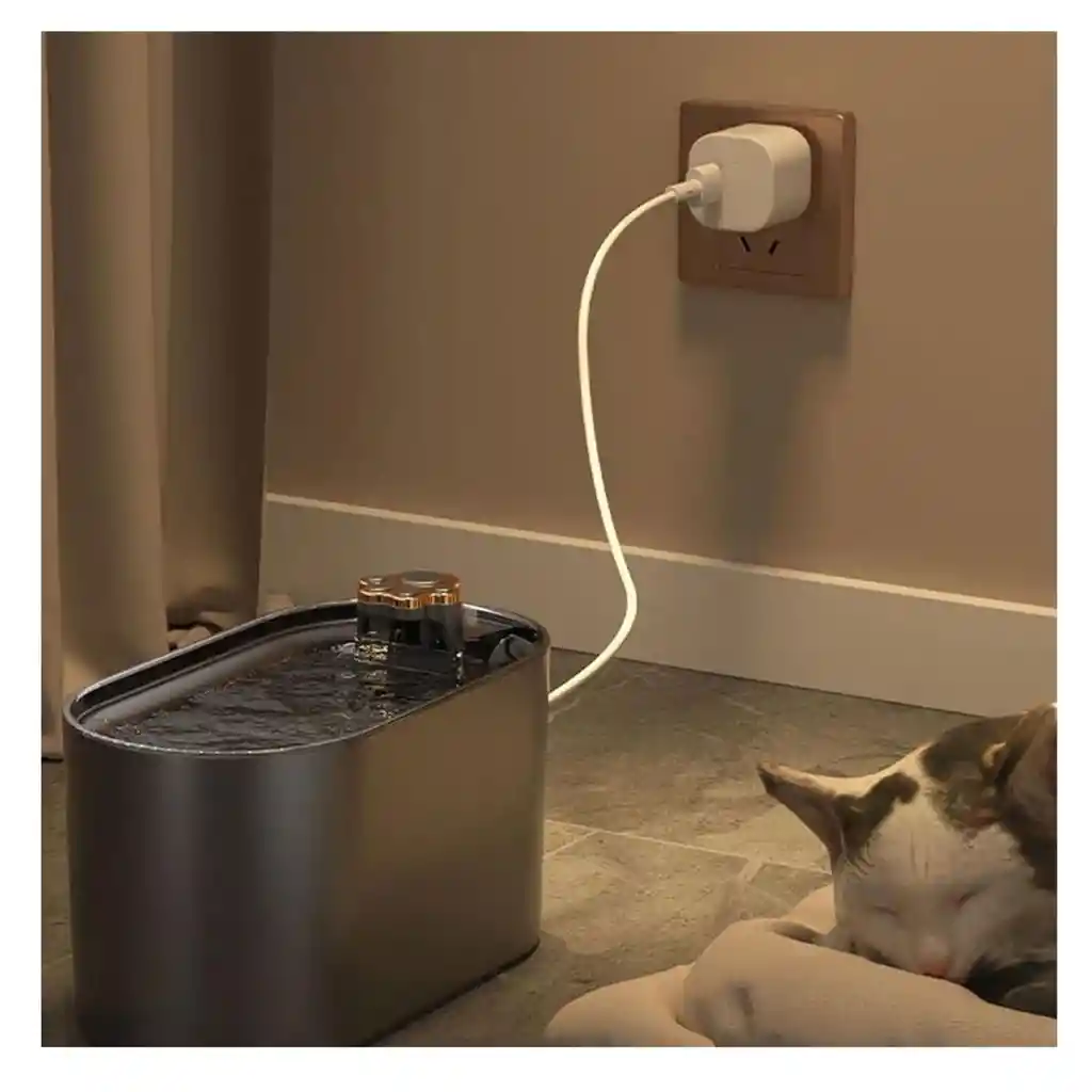 Bebedero De Agua Automático Silencioso Para Mascotas