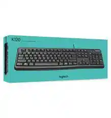 Teclado Logitech Alámbrico Alfanumérico K120