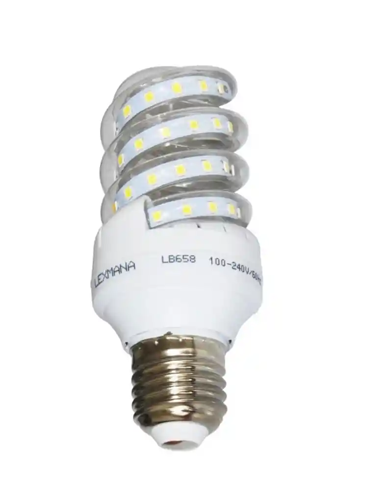Foco Bombillo Espiral Led 14w Lexmana Luz Blanca