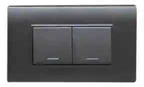 Interruptor Doble Gris