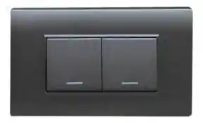 Interruptor Doble Gris