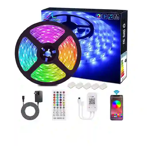 Luces Led Rgb Control Y Bluetooth.5m