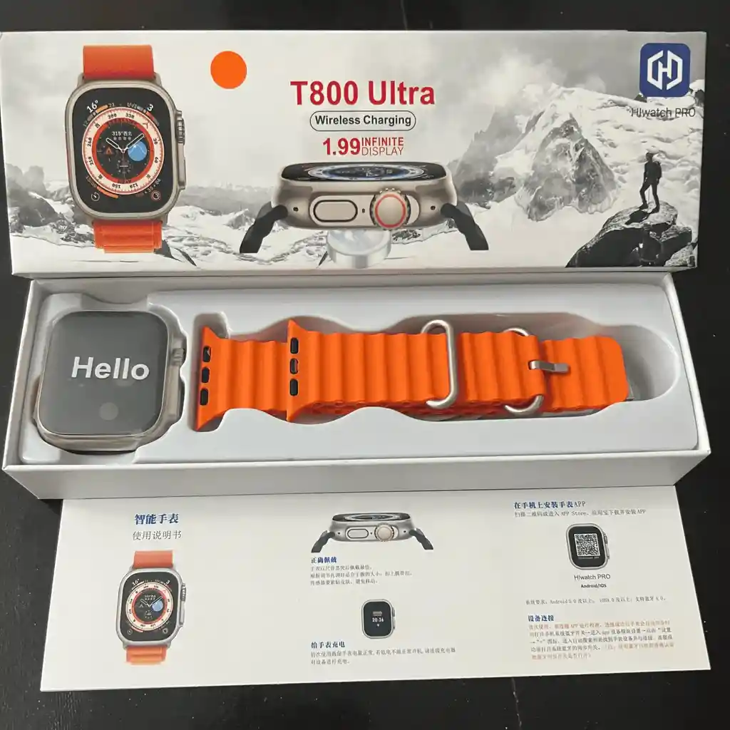 Smartwatch Serie T800 Ultra + Obsequio Correa