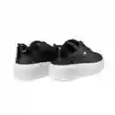 Zapato Dama Calzado Mujer Tenis Casual Karla Chacon Salome Negro 35