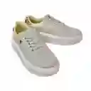 Zapato Dama Calzado Mujer Tenis Casual Karla Chacon Salome Beige 39