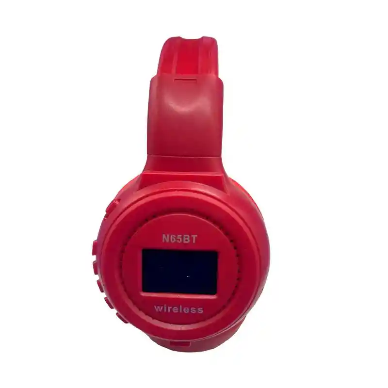 Diadema Bluetooth/micro Sd/fm Ref. Bs-n65bt - Rojo