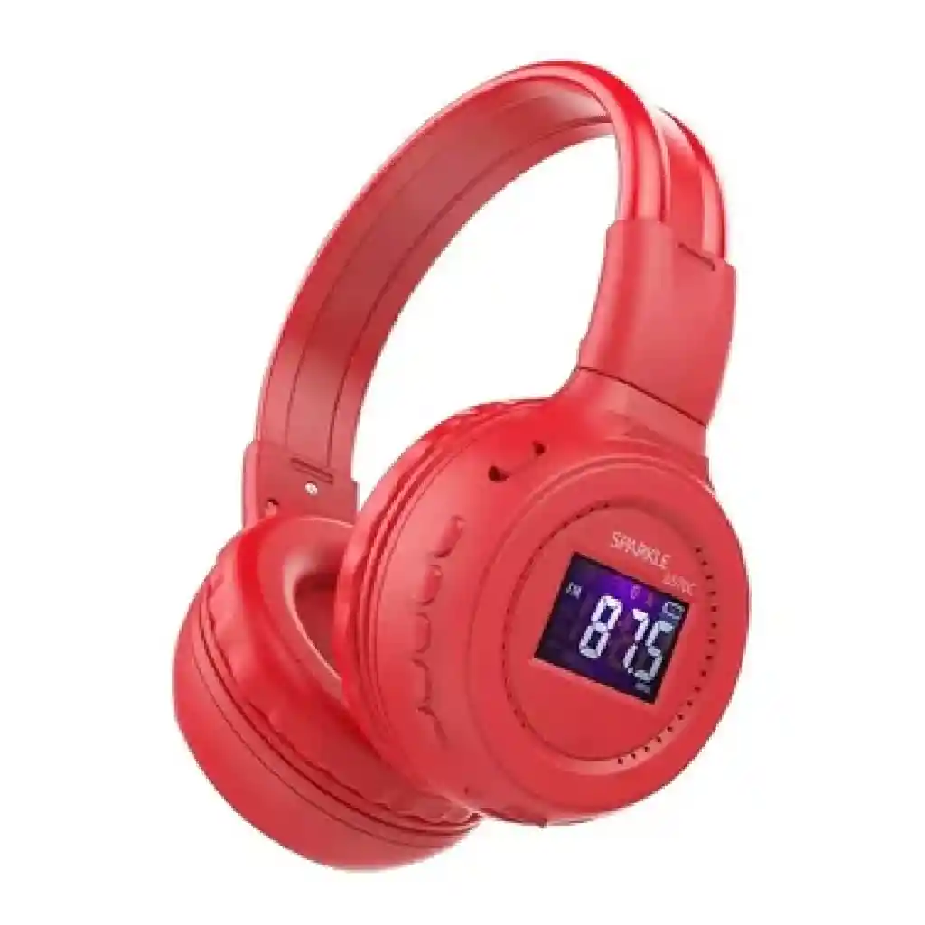 Diadema Bluetooth/micro Sd/fm Ref. Bs-n65bt - Rojo