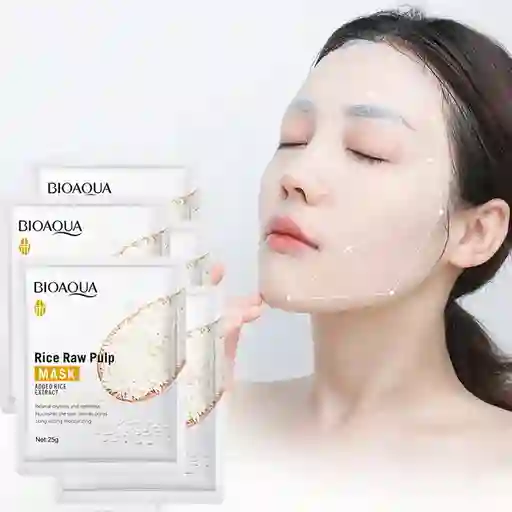 Velo Facial De Arroz Bioaqua