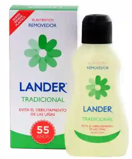 Removedor De Esmalte Lander Frasco X 35 Ml