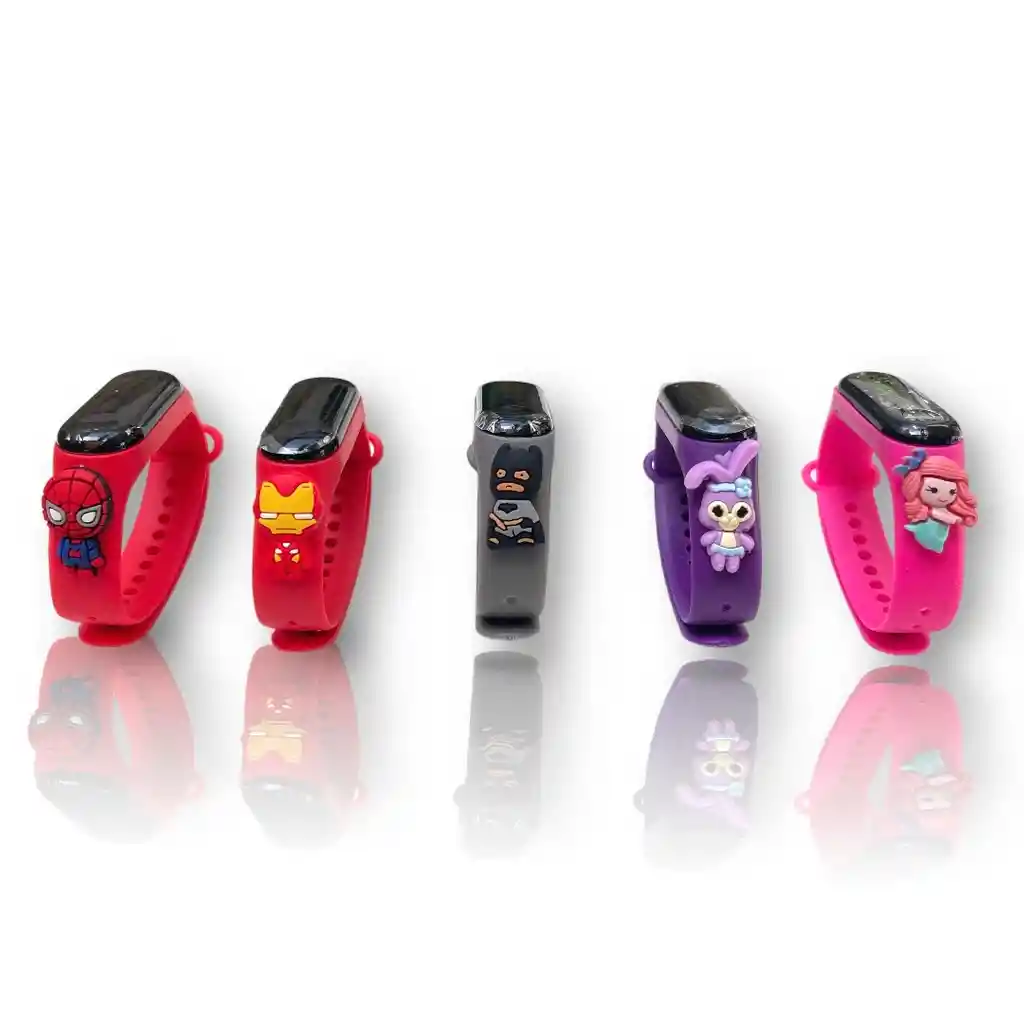 Reloj Digital Sirenita Niños Niñas Juegos Band