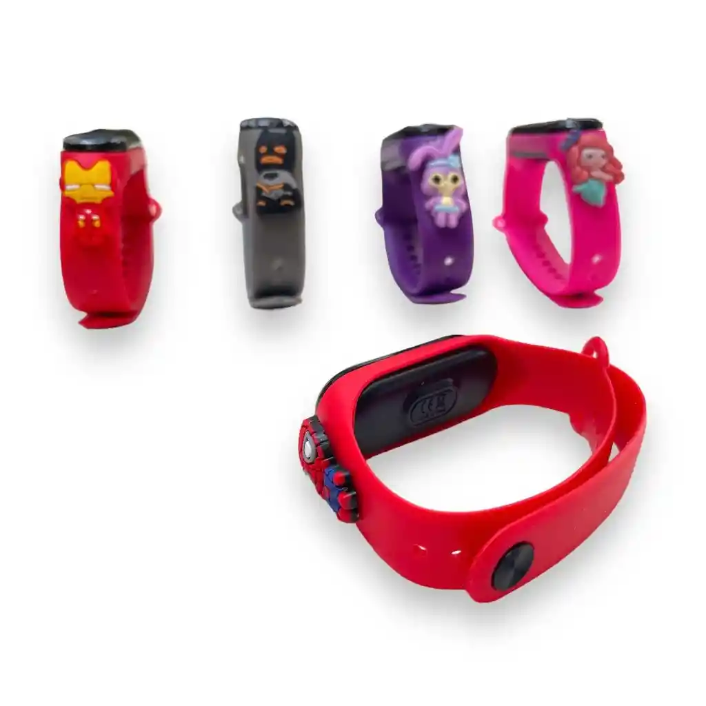 Reloj Digital Sirenita Niños Niñas Juegos Band