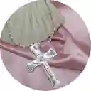 Cadena Mas Dije Cristo Con Laminilla 0r0 Plata Ley 925