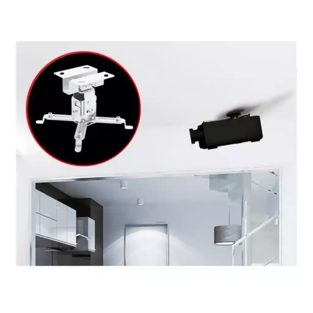 Soporte Techo/pared Video Beam Proyector Techgo Spp-01 Blanc