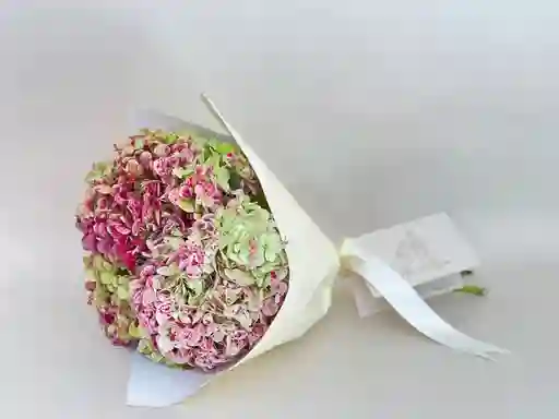 Bouquet De Hortensias Rosadas