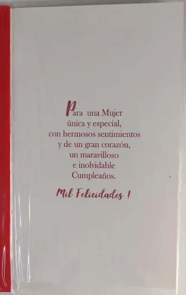 Tarjeta Regalo Mensaje Y Lluvia De Sobres Felices 50 Años Mujer Colmodernas F 20x13cm