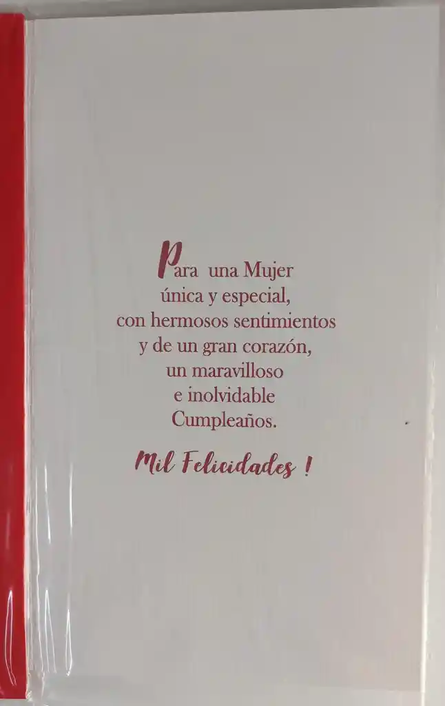 Tarjeta Regalo Mensaje Y Lluvia De Sobres Felices 50 Años Mujer Colmodernas - 20x13cm