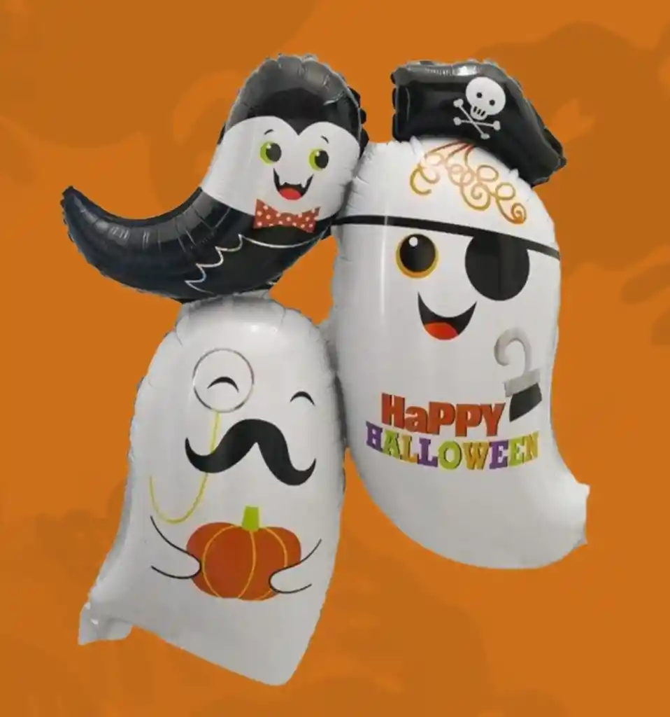 Globo Metalizado Halloween Fantasmas Piratas (pequeño)