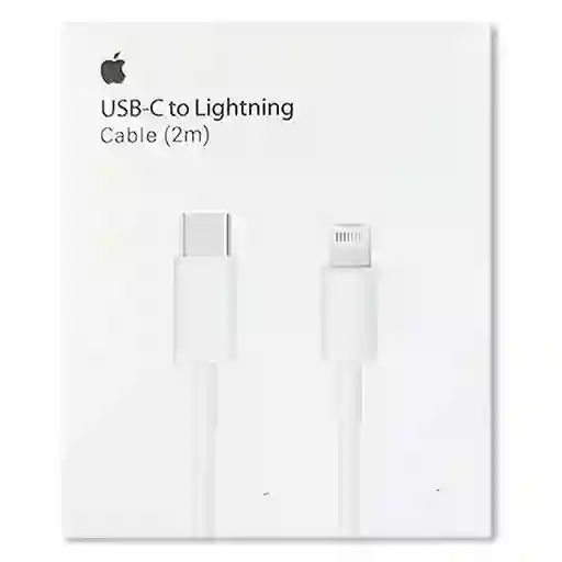 Cable Cargador Iphone Original Usb-c To Lightning 2 Metros