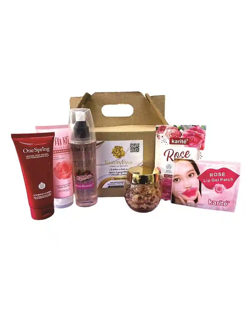 Combo Skin Care Rosas 6 Piezas