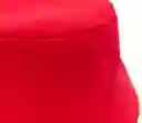 Gorro Pesquero Doble Faz Unicolor Tipo Bucket Para Adultos Rojo