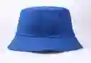 Gorro Pesquero Doble Faz Unicolor Tipo Bucket Para Adultos Azul