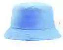 Gorro Pesquero Doble Faz Unicolor Tipo Bucket Para Adultos Celeste