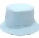 Gorro Pesquero Doble Faz Unicolor Tipo Bucket Para Adultos Celeste