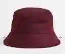 Gorro Pesquero Doble Faz Unicolor Tipo Bucket Para Adultos Vinotinto/negro