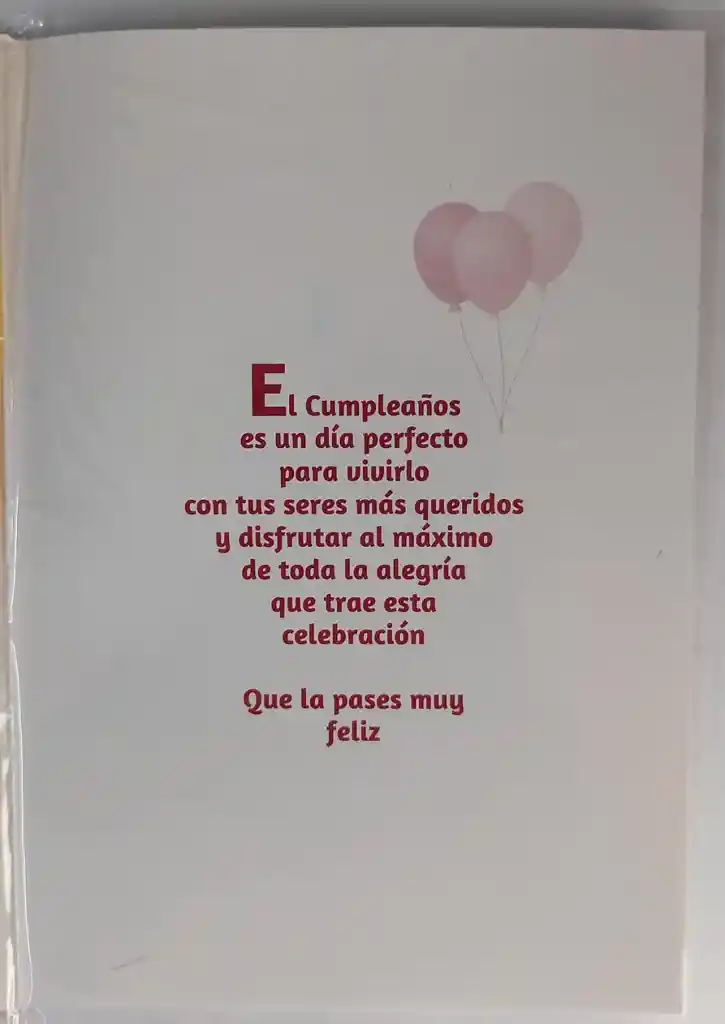 Tarjeta Regalo Mensaje Y Lluvia De Sobres Cumpleaños Hombre Colmodernas E18cmx13