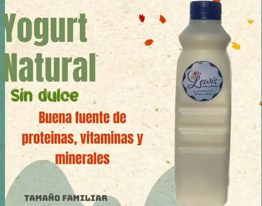 Yogurt Natural Sin Dulce