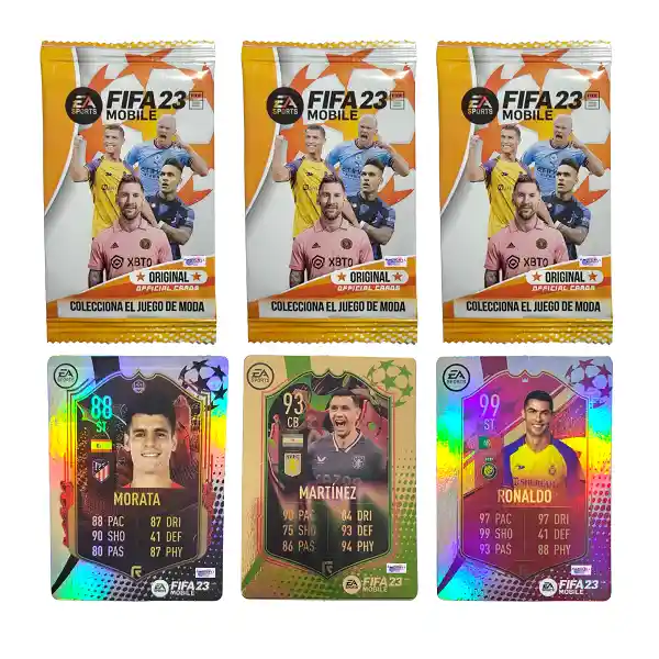 50 Sobres De Cartas Fifa 23 Mobile Ea Sports Holográficas